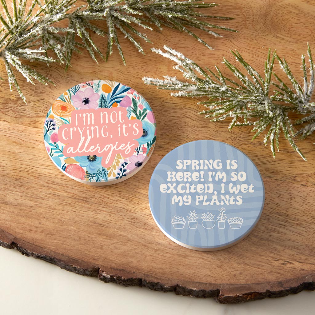 Spring Pastel Funny Floral & Blue Set | 2.65x2.65