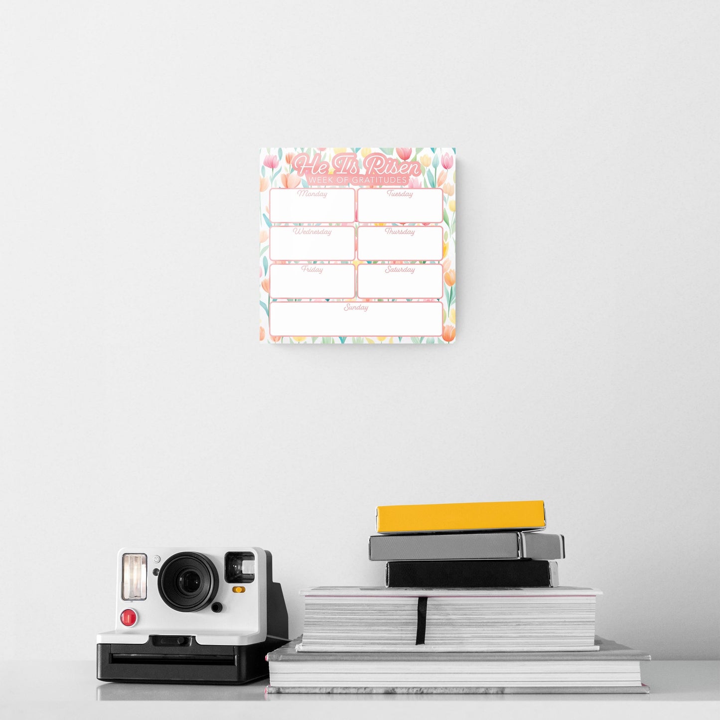 Spring Tracker He Is Risen Week Of Gratitudes | 8x8