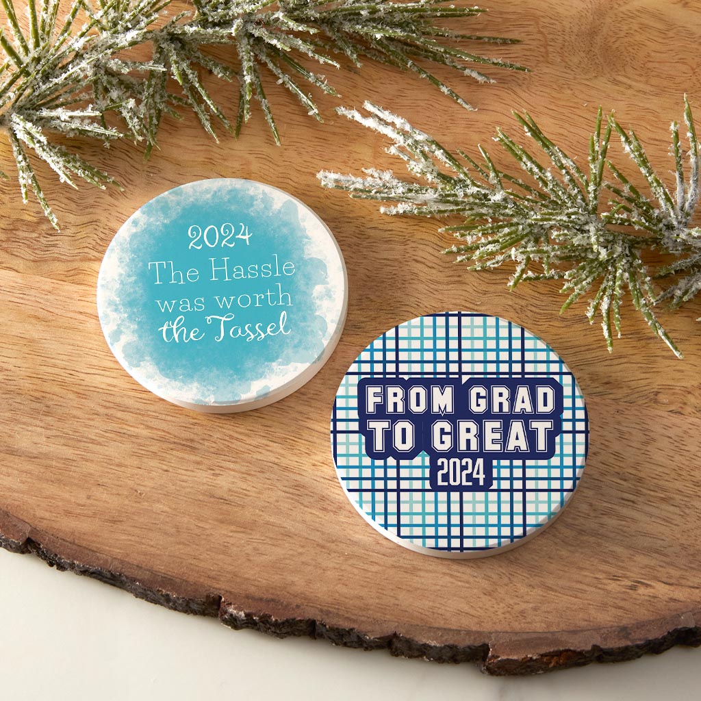 Graduation 2024 Blue Paint & Grid Set | 2.65x2.65