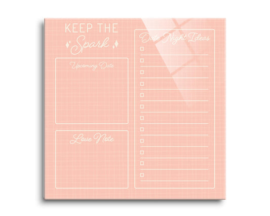 Valentine's Tracker Keep The Spark Date Ideas | 8x8